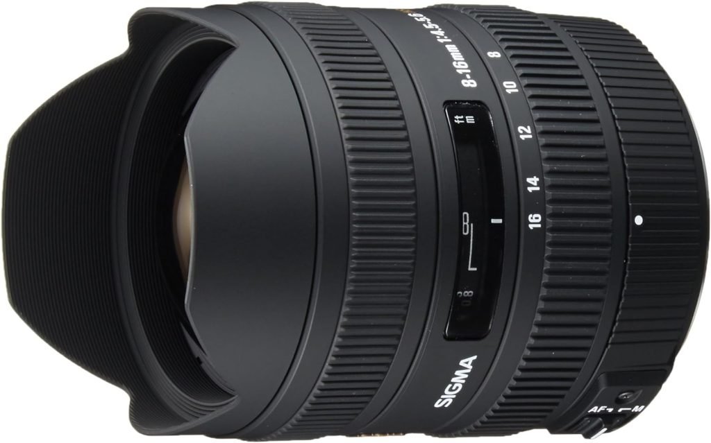 Sigma 8-16mm f4.5-5.6 DC Lens for Canon Digital SLR Cameras with APS-C Sensors