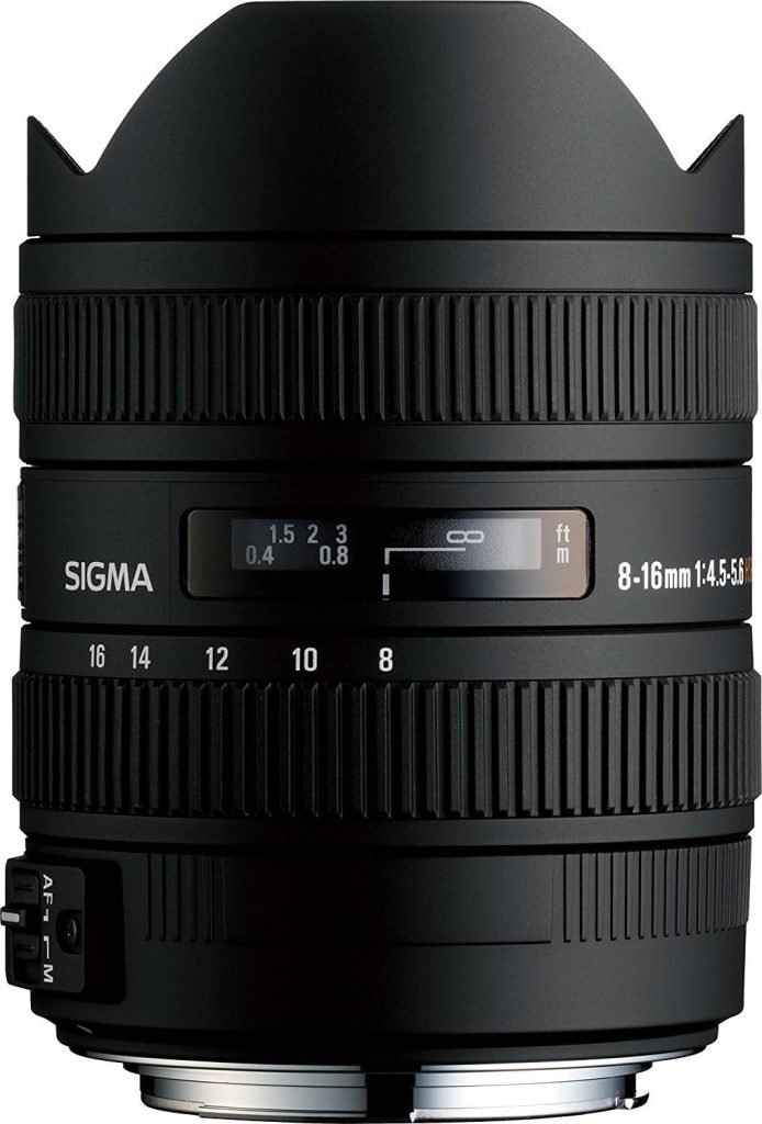 Sigma 8-16mm f4.5-5.6 DC Lens for Canon Digital SLR Cameras with APS-C Sensors