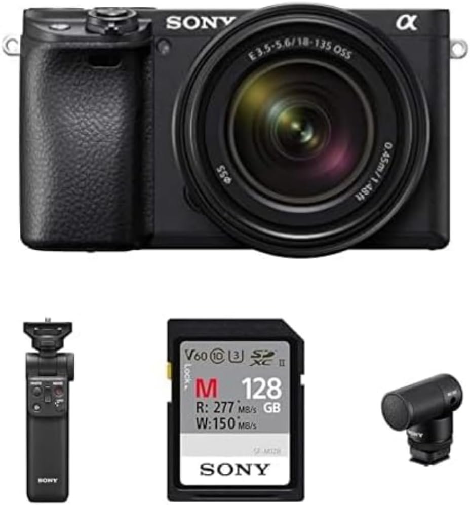 Sony Alpha 6400 | APS-C Mirrorless Camera with Sony 18-135 mm f/3.5-5.6 Zoom Lens