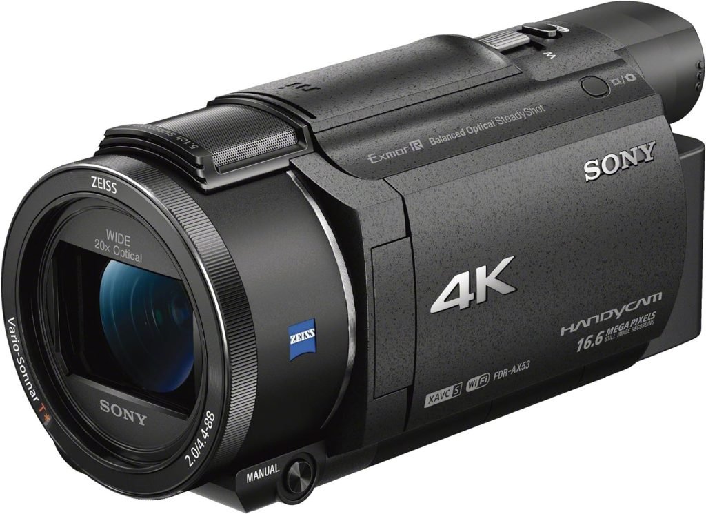 SONY FDR-AX53 Caméscope portatif 8,29 MP CMOS 4K Ultra HD Noir
