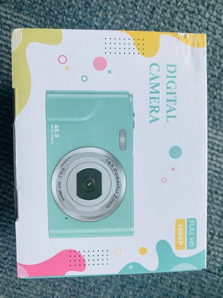 Digital Camera, Compact Camera with Autofocus FHD 1080P 48MP Vlogging Camera,16X Digital Zoom, 2.4 LCD School Mini Camera for Student, Kids,Beginners