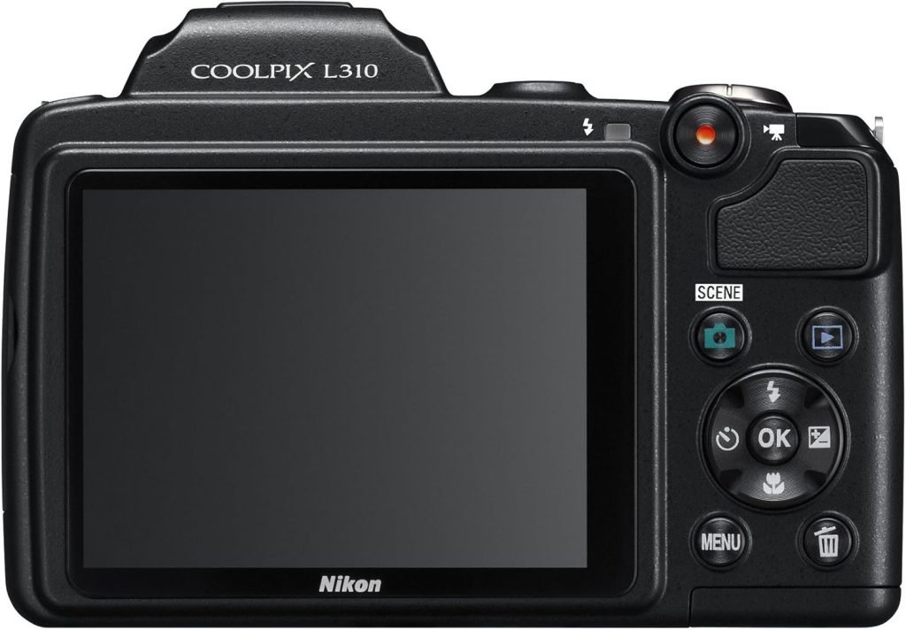 Nikon Coolpix L310 Digital Camera - Black (14.1MP, 21x Optical Zoom) 3 inch LCD