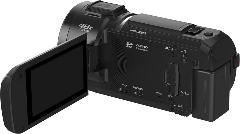 Panasonic HC-V800EB-K Full-HD Premium Handheld Camcorder with LEICA Dicomar Lens - Black