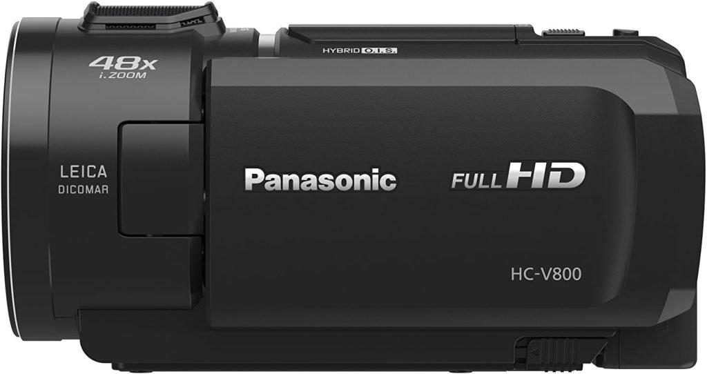 Panasonic HC-V800EB-K Full-HD Premium Handheld Camcorder with LEICA Dicomar Lens - Black