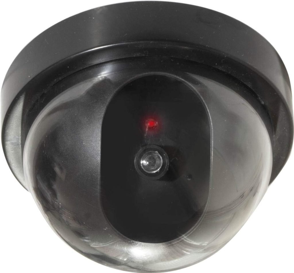 ShaniTech Dummy Dome CCTV Security Camera with Flashing LED Indoor Outdoor Fake