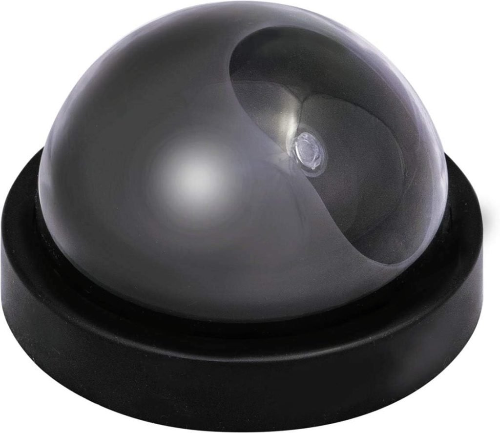 ShaniTech Dummy Dome CCTV Security Camera with Flashing LED Indoor Outdoor Fake