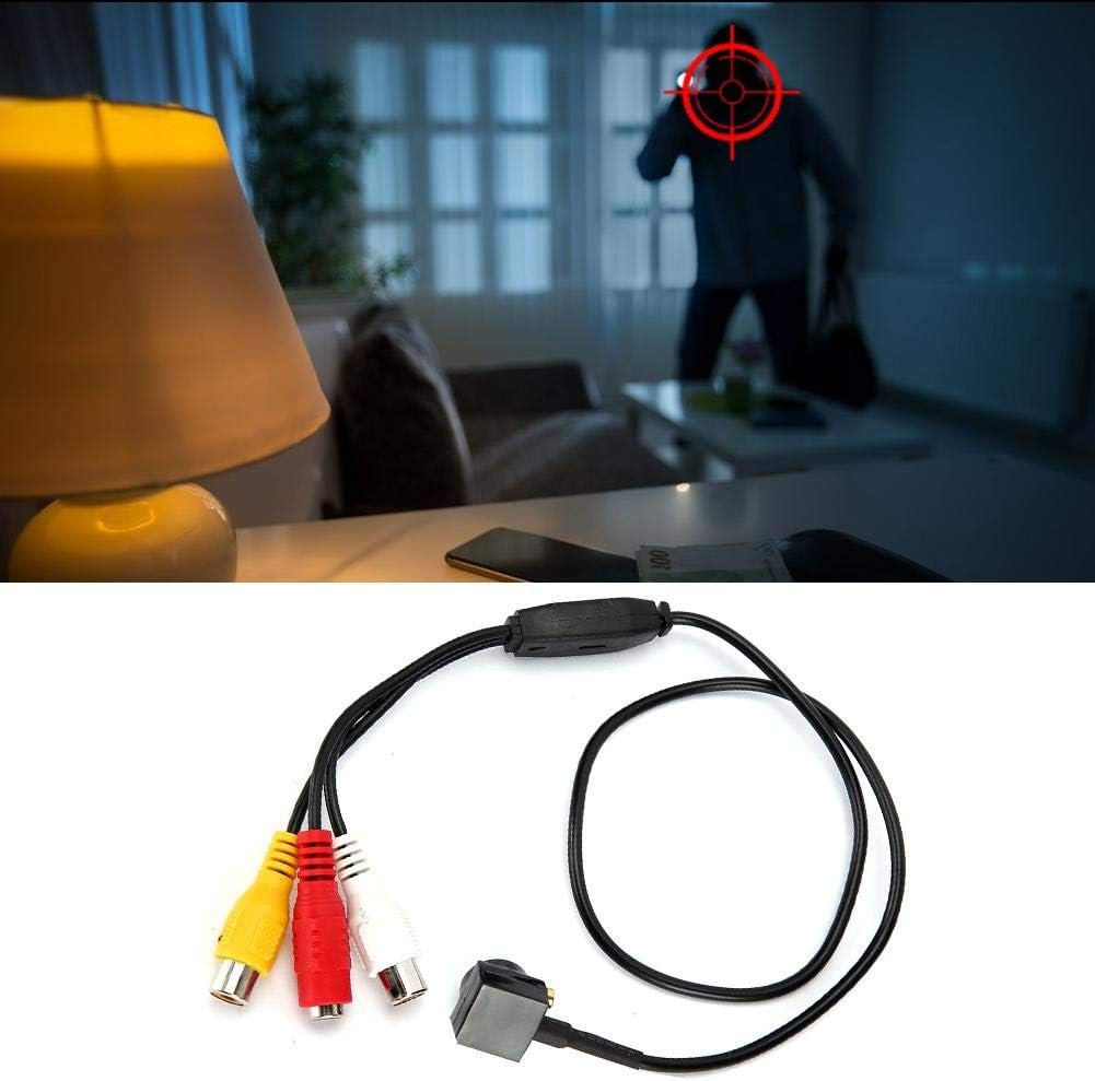 Tangxi Mini CCTV Camera, CCTV HD Mini Spy Security Camera/Audio and Video Surveillance HD Camera, 3.6mm 1000TVL Wired IR Mini CCTV