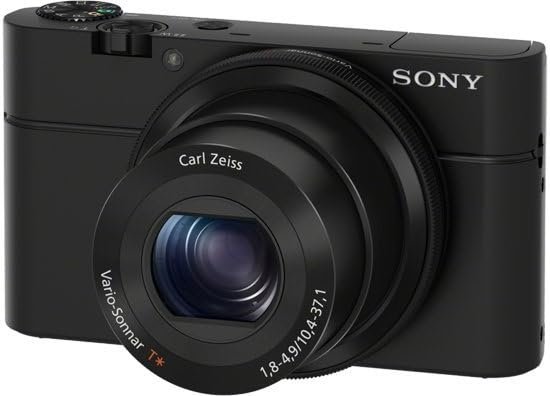 Sony RX100 Advanced Compact Premium Camera with 1.0-Type Sensor, 28-100 mm F1.8-4.9 Zeiss Lens, 3.6x Optical Zoom (DSC-RX100)