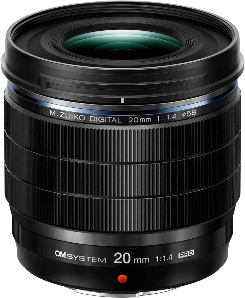 OM System M.ZUIKO DIGITAL ED 20mm F1.4 PRO, standard pro lens, suitable for all MFT cameras (Olympus OM-D and PEN cameras, Panasonic G-Series), black