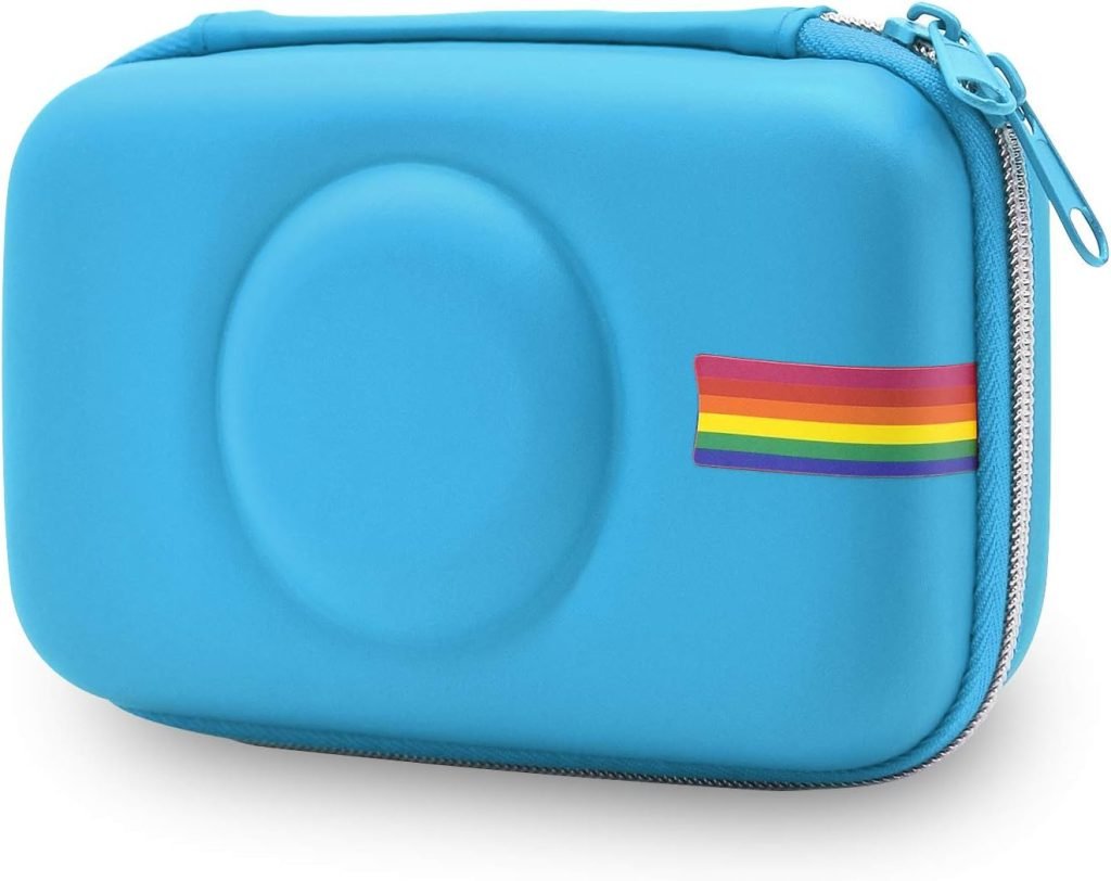 Hard Case for KODAK Printomatic/Mini 2/Smile/Polaroid Snap  Snap Touch Instant Print Digital Camera Protective Cover Carry Bag Storage Box (Light Blue)