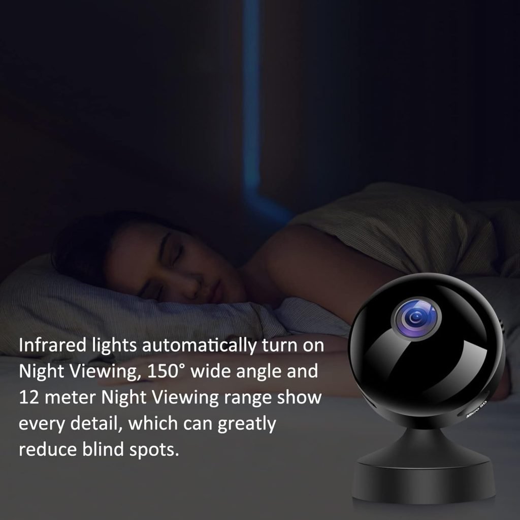 Wireless WiFi Camera, Rechargeable Battery Powered Camera, 720P HD Smart Surveillance for Home Security Outdoor, with Night Vision