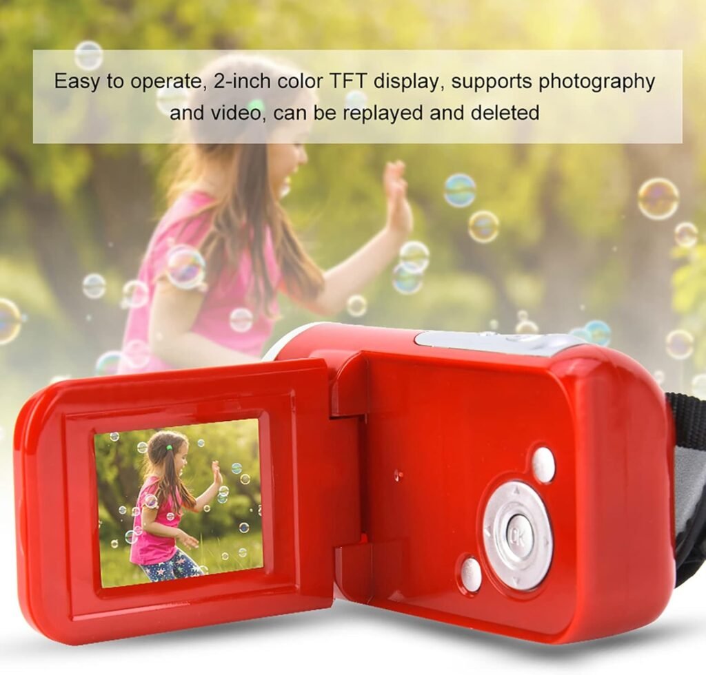 Digital Video Camera for Kids, 16X Digital Zoom Children DV Camcorder, with 2Inch HD TFT Display Screen,Toys Camera for Boys Girls Birthday Gifts