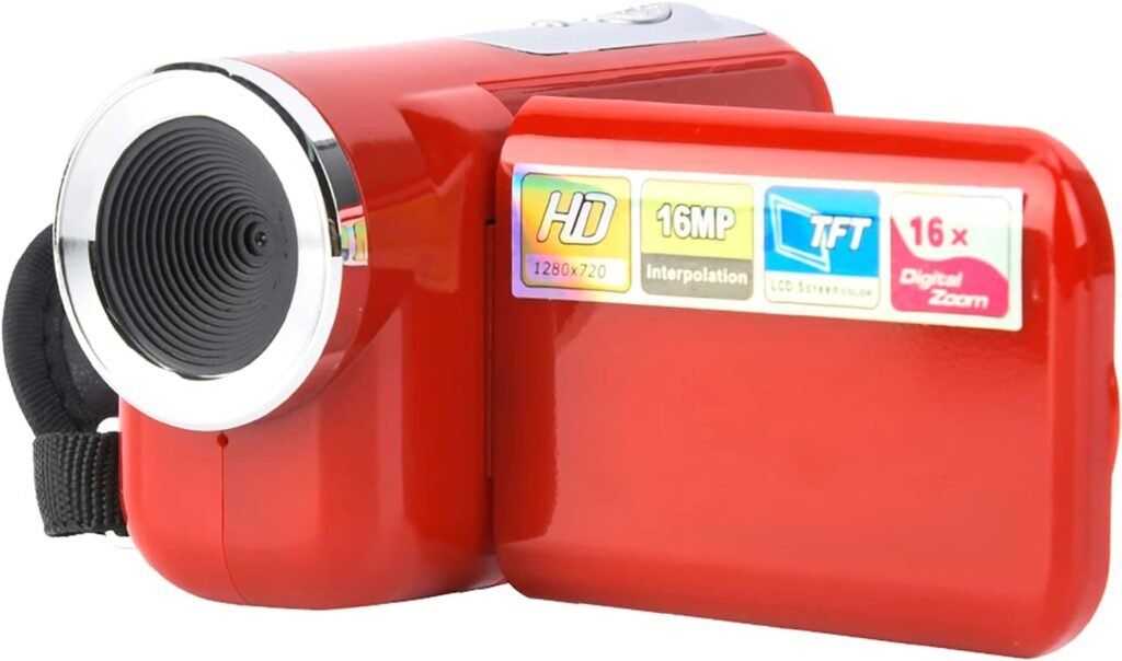 Digital Video Camera for Kids, 16X Digital Zoom Children DV Camcorder, with 2Inch HD TFT Display Screen,Toys Camera for Boys Girls Birthday Gifts