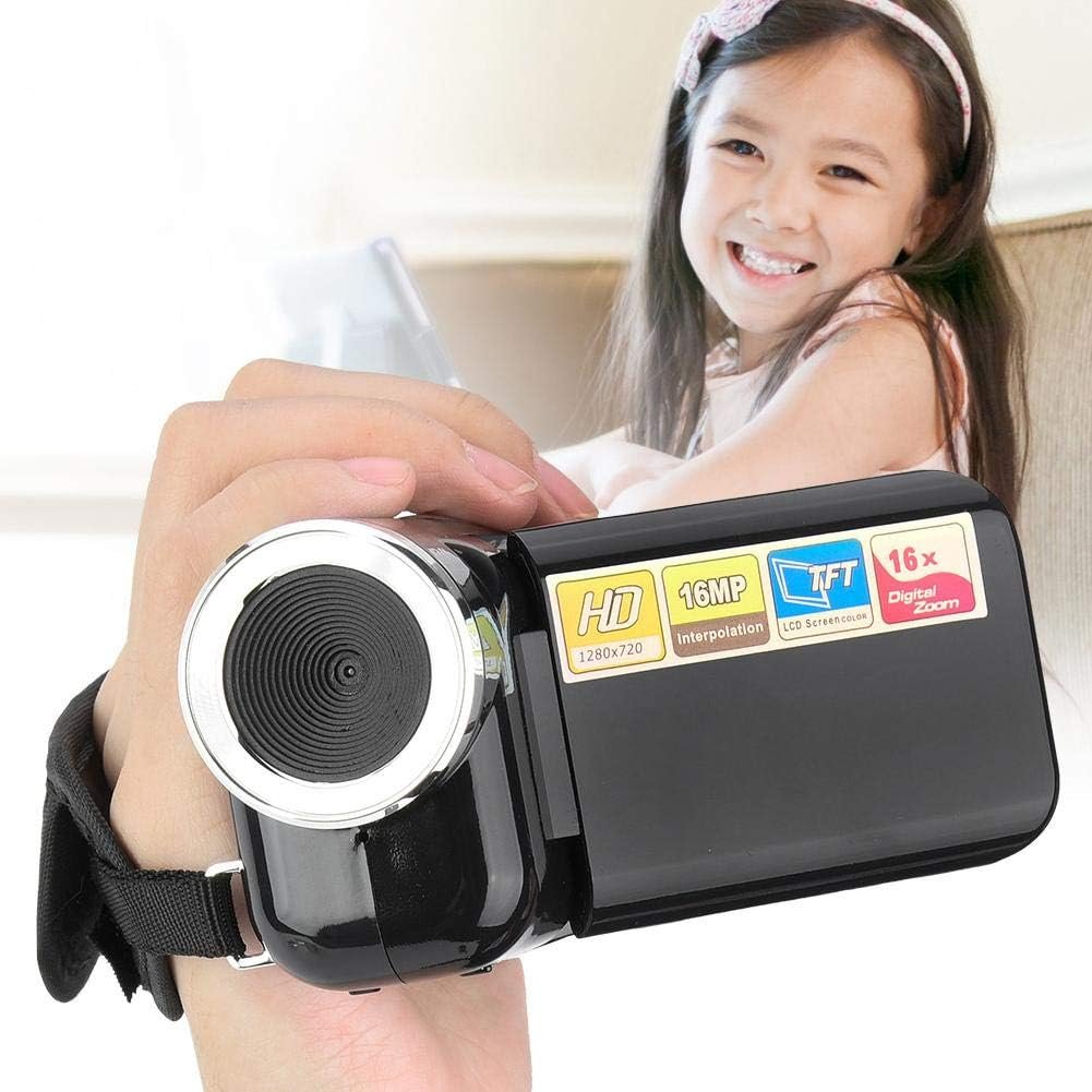 Durable Small Size Digital Camcorder, Kids Video Camera Camcorder Digital Camera Recorder 16X HD Digital Video Camera, TFT LCD Sceen for Running for Cycling