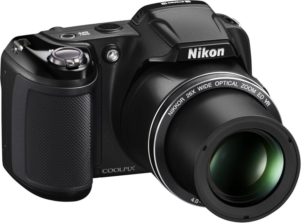 Nikon Coolpix L810 Digital Camera - Black (16.1MP, 26x Optical Zoom) 3 inch LCD