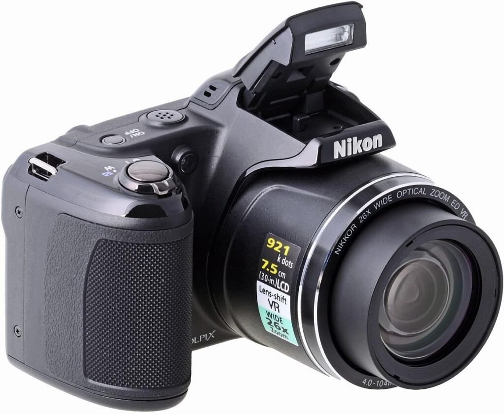Nikon Coolpix L810 Digital Camera - Black (16.1MP, 26x Optical Zoom) 3 inch LCD