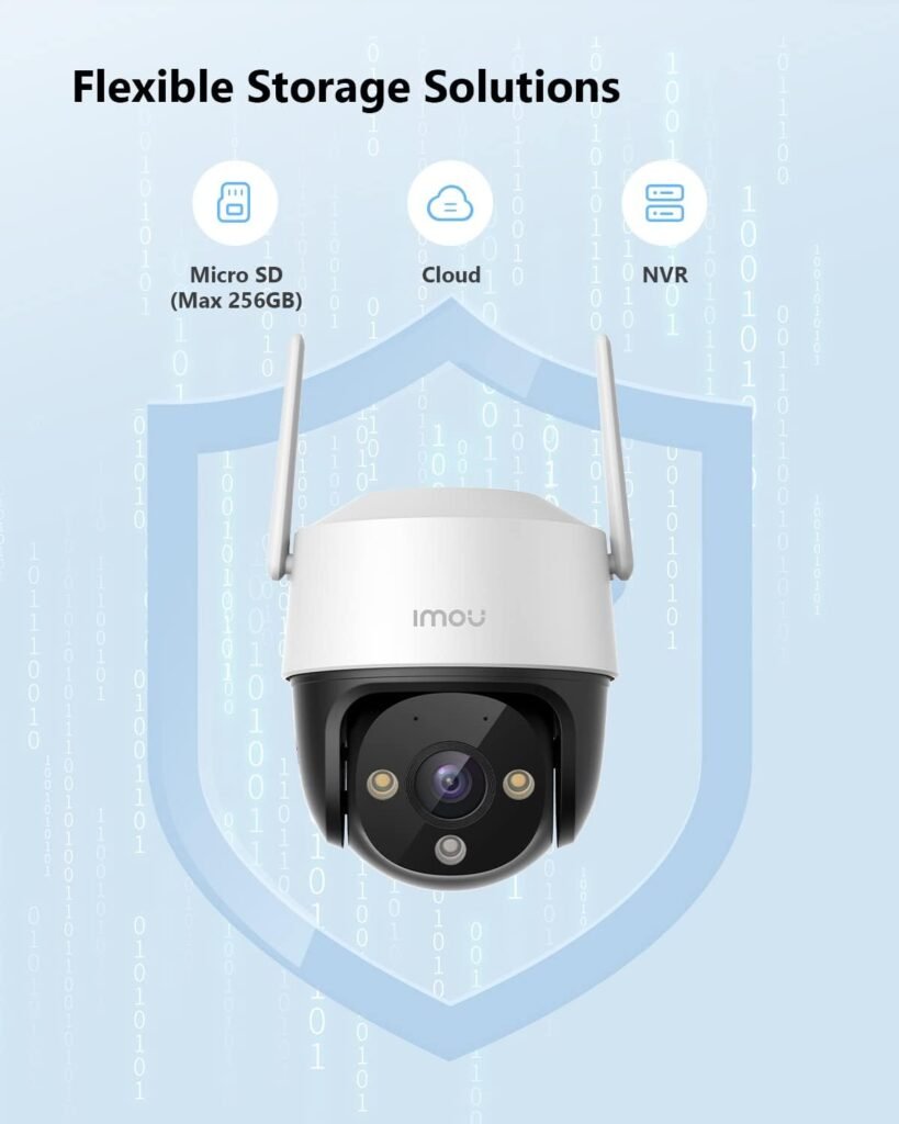 Imou 2K Outdoor Camera with AI Human Vehicle Detecion, 360° Wi-Fi CCTV Camera Outdoor with 30M Color Night Vision, Smart Motion Tracking, 2 Way Audio, Sound Light Alarm, IP66, 2.4GHz Wi-Fi Only
