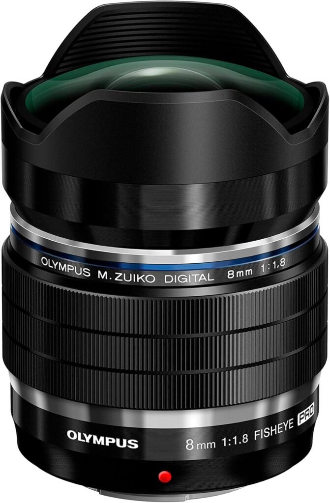 OM SYSTEM OLYMPUS M.Zuiko Digital ED 8mm F1.8 FISHEYE PRO For Micro Four Thirds System Camera Fast and Furious Fisheye Weather Sealed Design Wide Angle