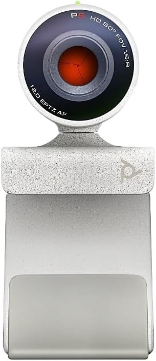 Poly - Studio P5 Kit with Blackwire 3210 (Plantronics) - 1080p HD Video Conferencing Camera - Professional Webcam and USB-A Kit with Wired One Ear Headset
