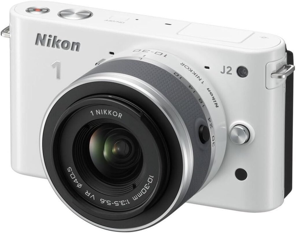 Nikon J2 + 1 NIKKOR VR 10-30 mm Compact Digital Camera 10.1 Megapixels White