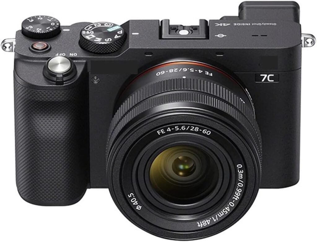 camera 7C A7C Full-Frame Mirrorless Camera Digital Camera With 28-60 Mm Lens Compact Camera Professional Photography digital camera (Color : SILVER)