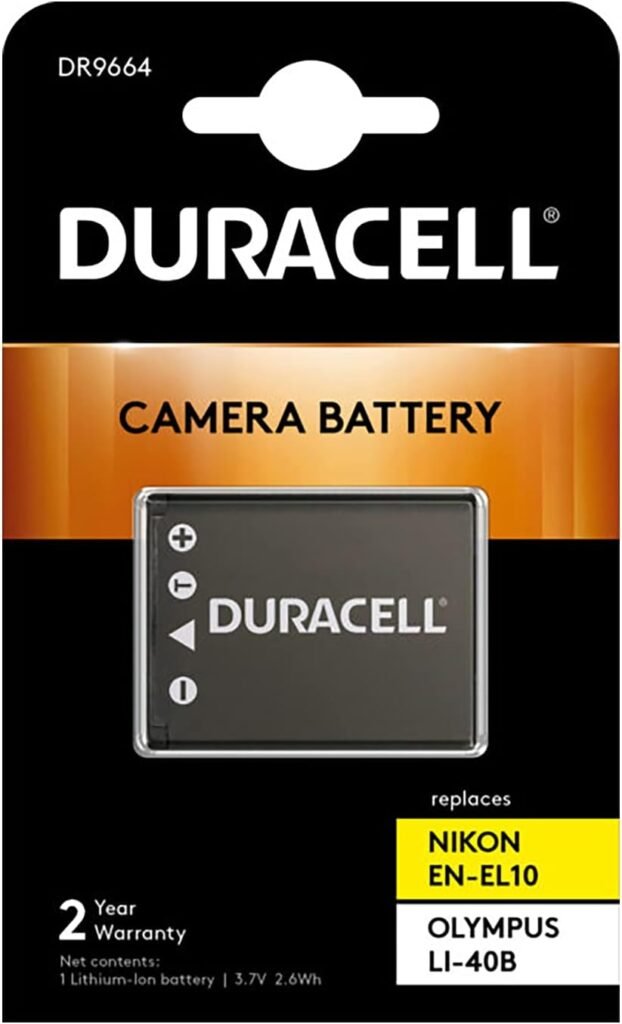 Duracell DR9664 Replacement Digital Camera Battery For Nikon EN-EL10, 5.0 cm*40.0 cm*31.0 cm
