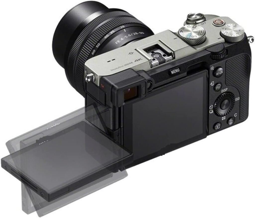 camera Mirror 7C A7C Full-Frame Mirrorless Camera Digital Camera With 28-60 Mm Lens Compact Camera Professional Photography digital camera (Color : SILVER)