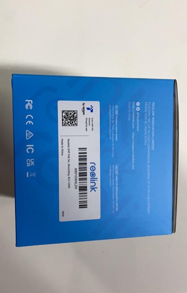 Reolink 5MP PoE Security Camera Outdoor with Human/Vehicle Detection, IP66 Weatherproof, Audio Recording, RLC-520A