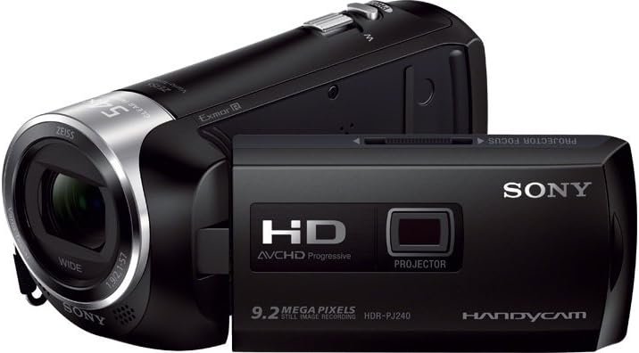 Sony PJ240E Full HD Camcorder with Built In Projector - Black