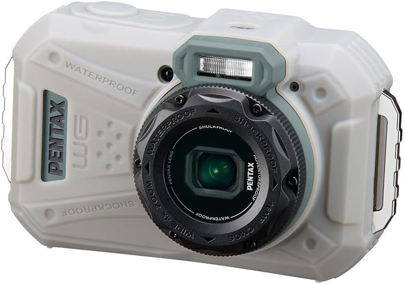 PENTAX WG-1000 waterproof digital compact camera, designed for casual outdoor and underwater photography, waterproof to a depth of 15 meters, for up to one hour of continuous operation